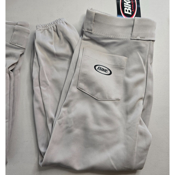 Bike Athletic Baseball Softball Pants Size Large 30" 32" Waist Gray 2 Pairs NWT - Picture 10 of 14